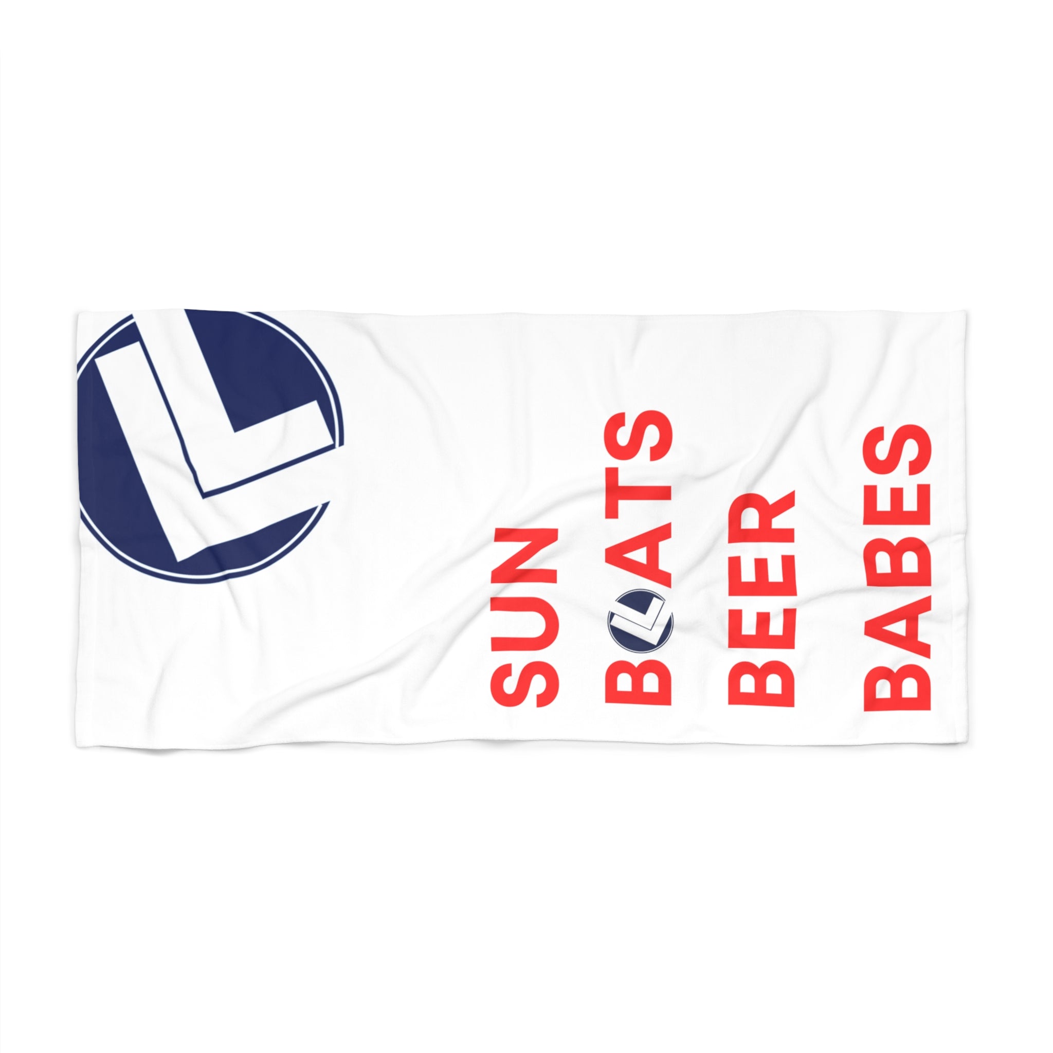 Boats and Babes Beach Towel