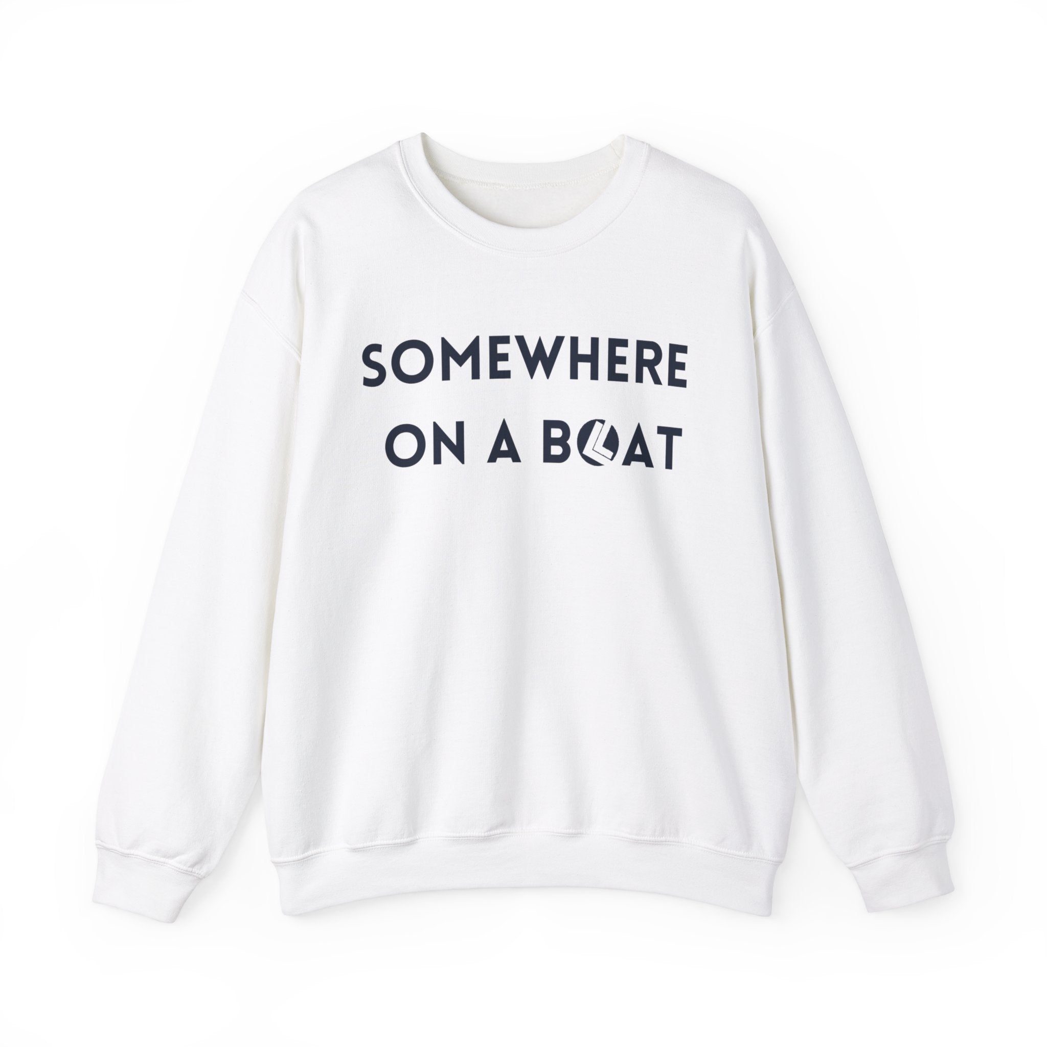 Somewhere on a boat Unisex Heavy Blend™ Crewneck Sweatshirt